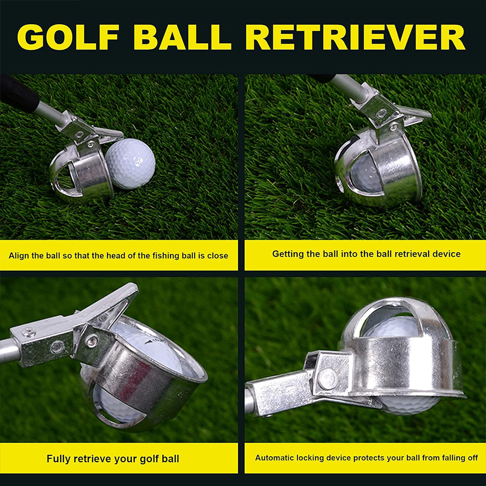 Golf Ball Retriever 15ft 18ft  Aluminum Alloy Golf Ball
