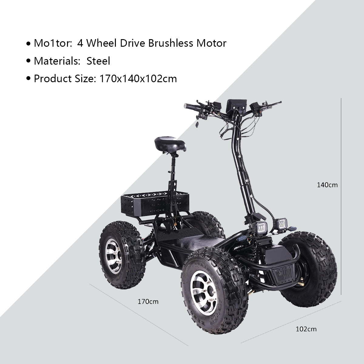 ESWING 8000W ATV Off Road Electric Scooter