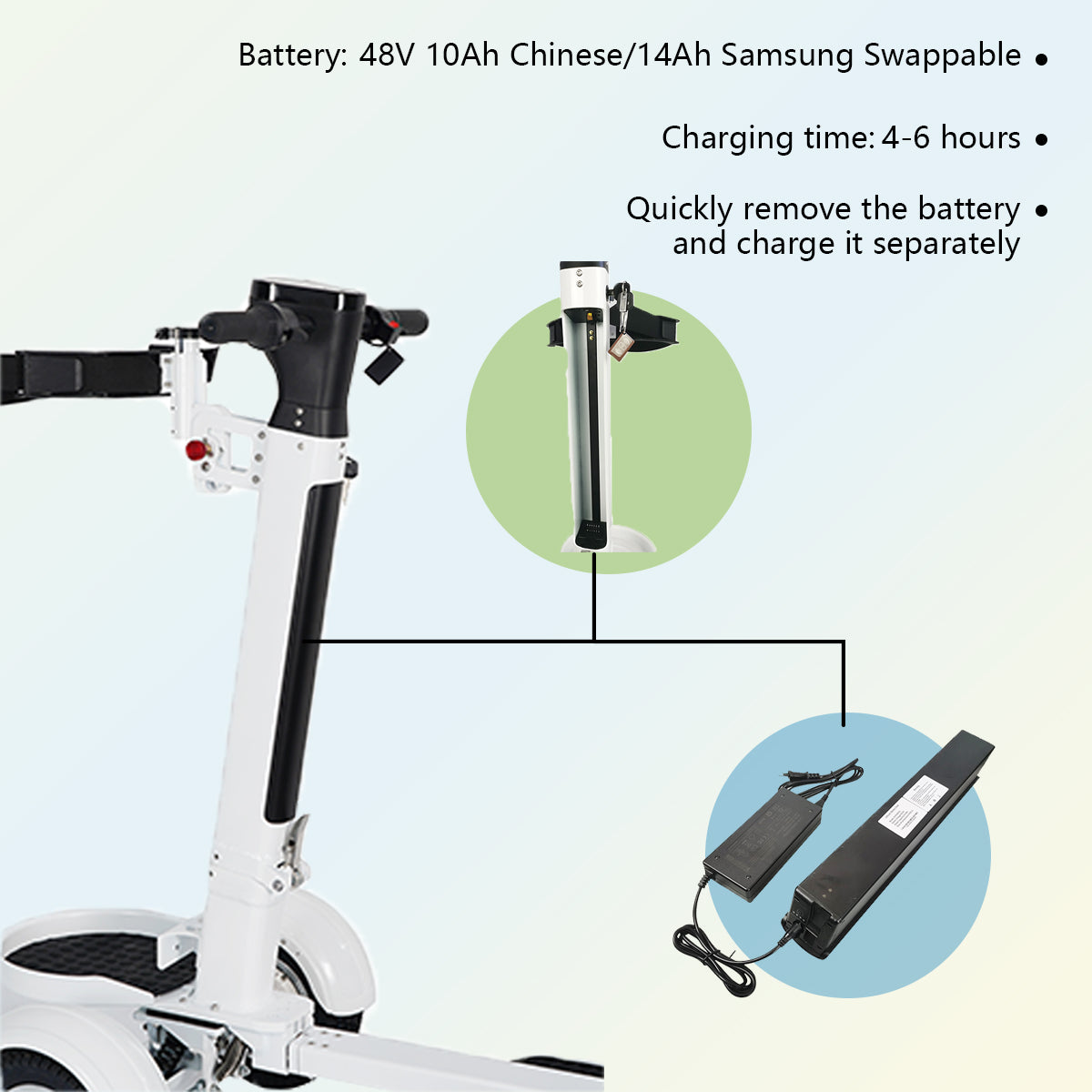 ESWING ES-M12-1 Golf Ball Electric Balance Cart（US/EU stock）