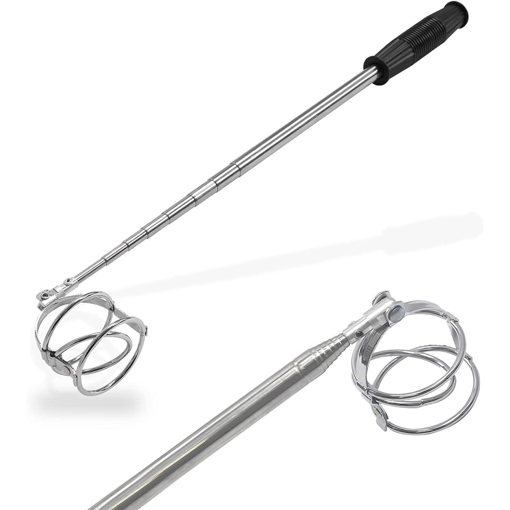 Telescopic Golf Retriever(15-78 Inch)Portable Golf Pick-up Spoon and Golf Grab