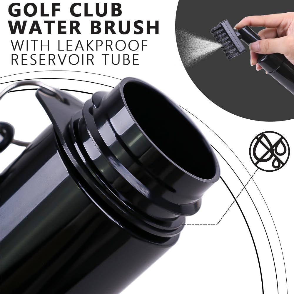 Golf Club Cleaner Golf Water Brush with Nylon Brush Hair Head Golf Club Brush