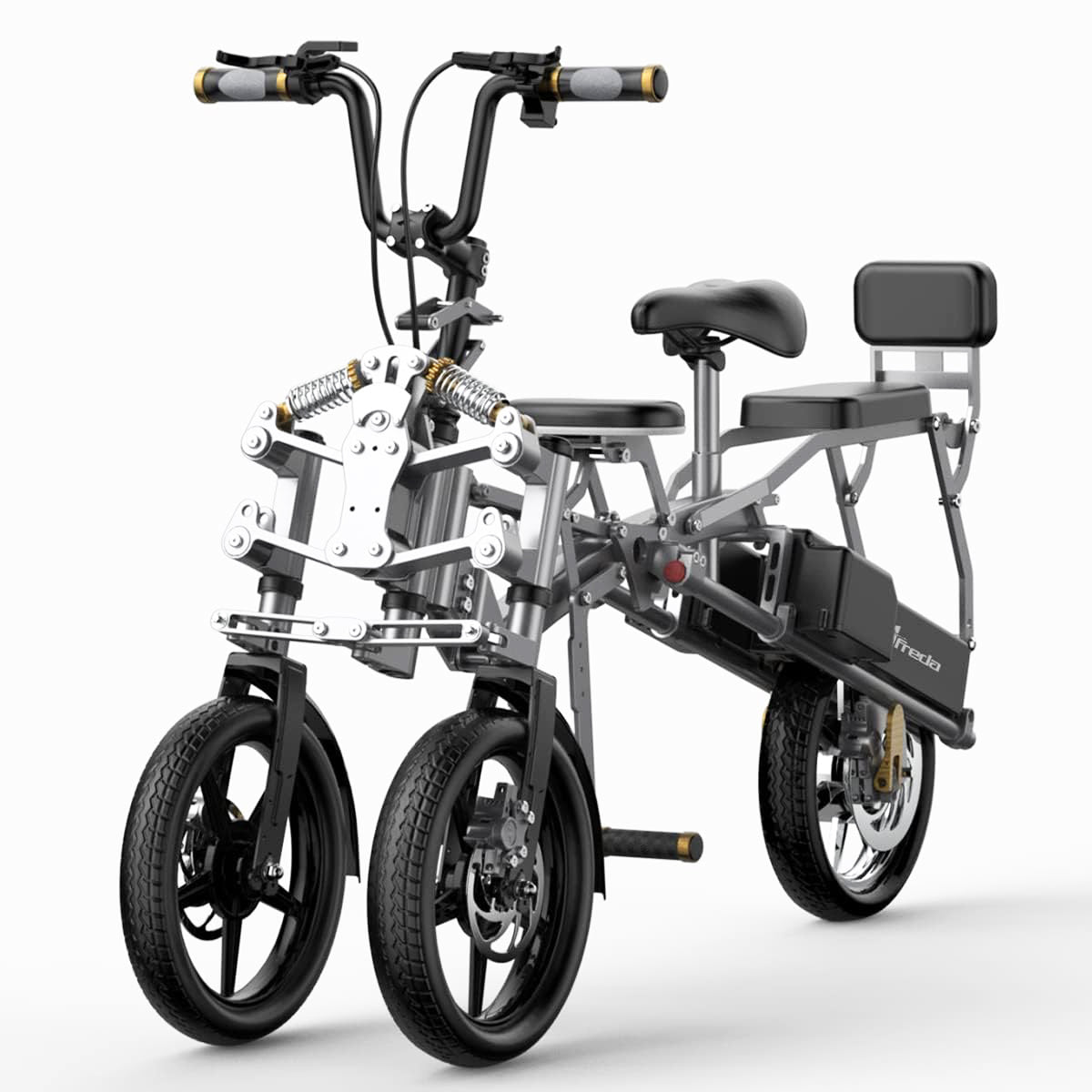 Electric Bike Liberty Tricycle Electric Bicycle Foldable Three