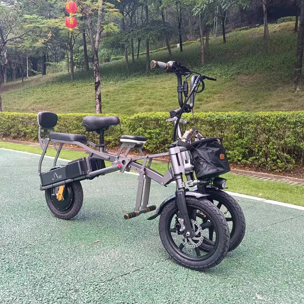 amazon 3 wheel bicycle ESWING M18 All-Terrain Stability Suspension Electric Tricycle US/CA