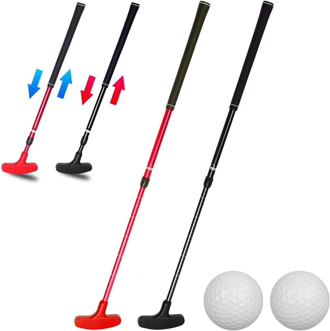 2 Pack Golf Putters Adjustable